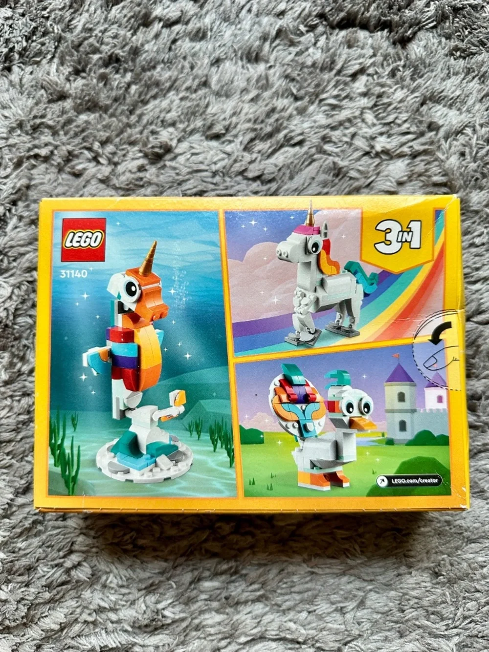 LEGO Creator 3-in-1 Magical Unicorn 31140 New Sealed